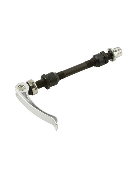 Front Quick Release Axle and Skewer Front 3/8 Silver.